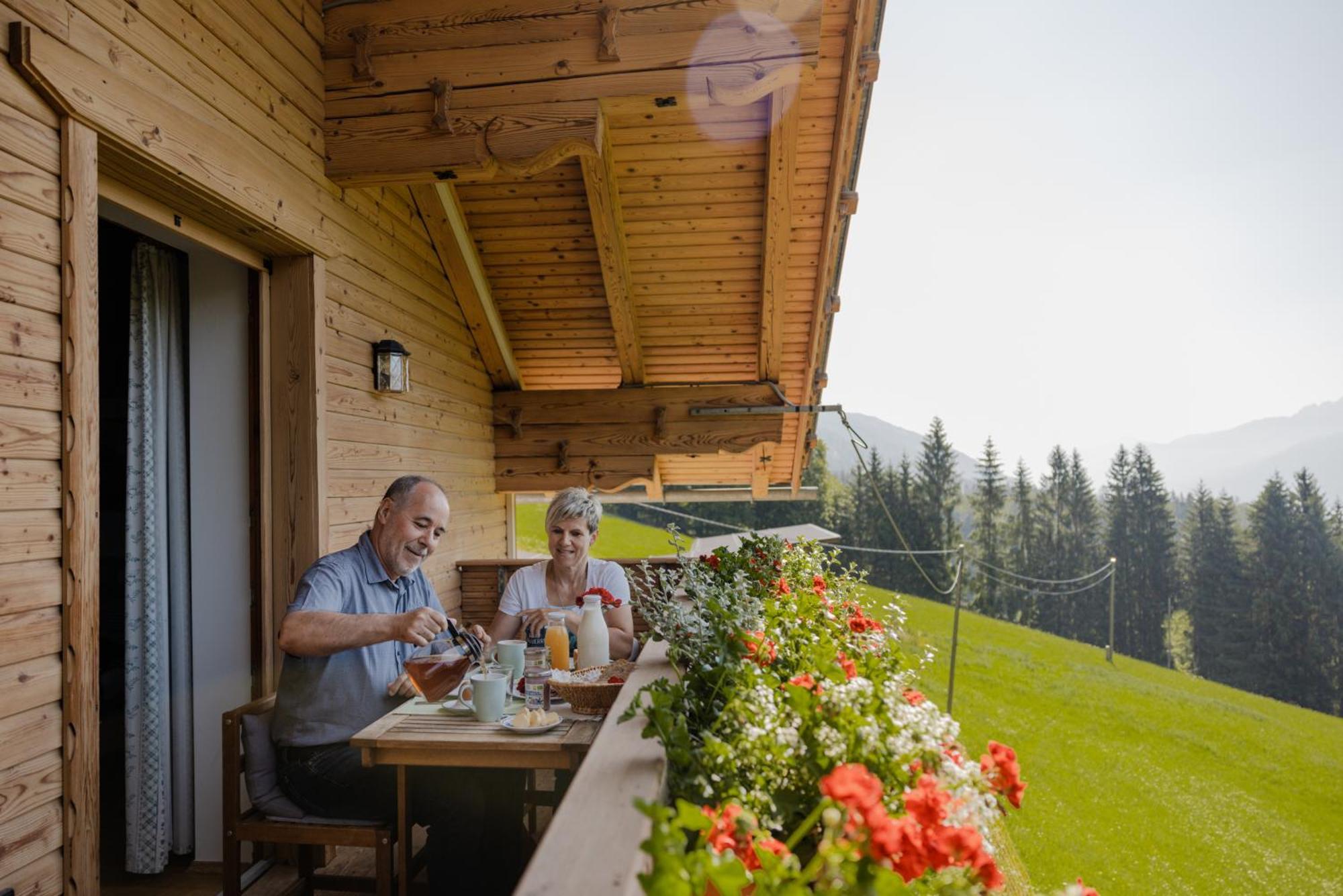 Bio-Bergbauernhof Weger Dellach (Hermagor) Exterior foto